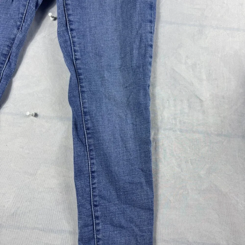 Y2K Levi's Skinny‎ Jeans Womens Blue Denim 721 High Rise 5-Pocket Comfort 28x28 - Picture 8 of 16